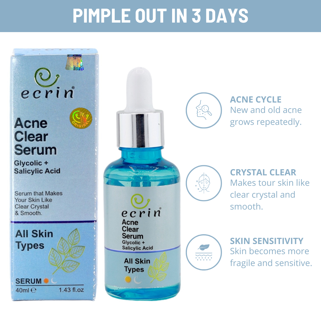 Ecrin acne clear serum - 40ml - Best Result